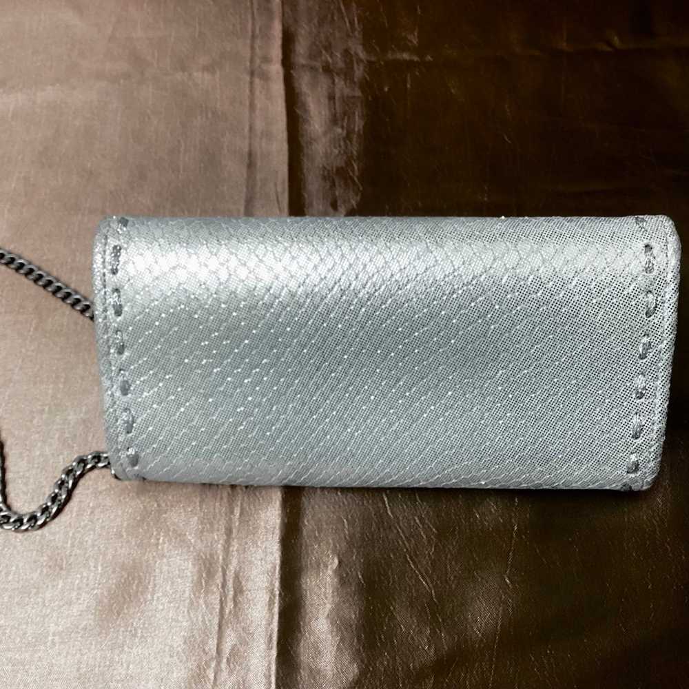 Vintage Carlos Falchi Evening Bag Metallic Leather - image 2