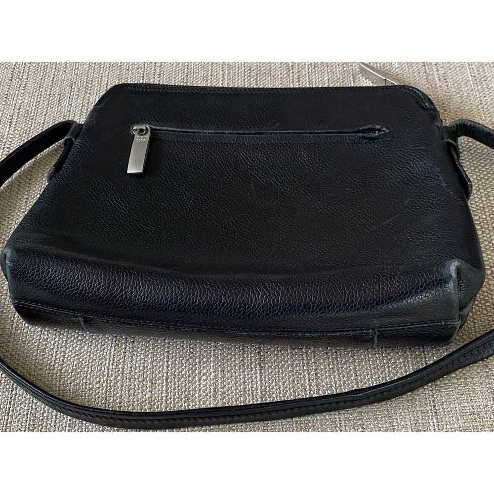 Lamarthe Paris vintage leather black crossbody bag - image 11