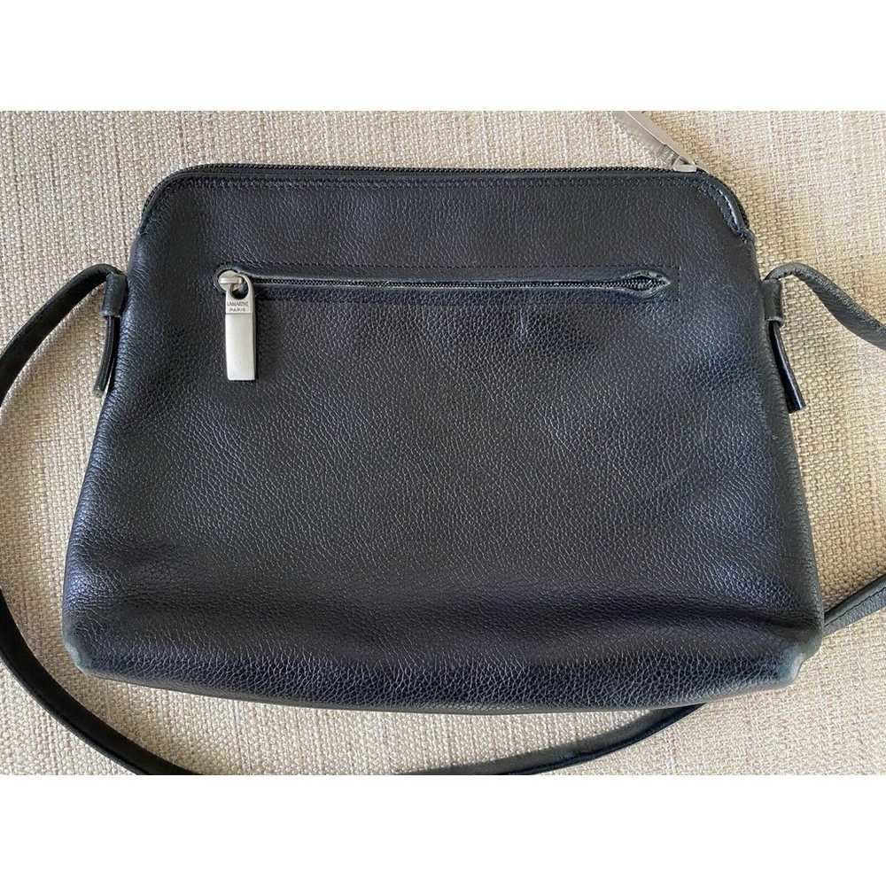 Lamarthe Paris vintage leather black crossbody bag - image 3