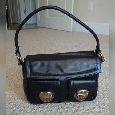 Marc Jacobs Made in Italy Smooth black Leather Sh… - image 1