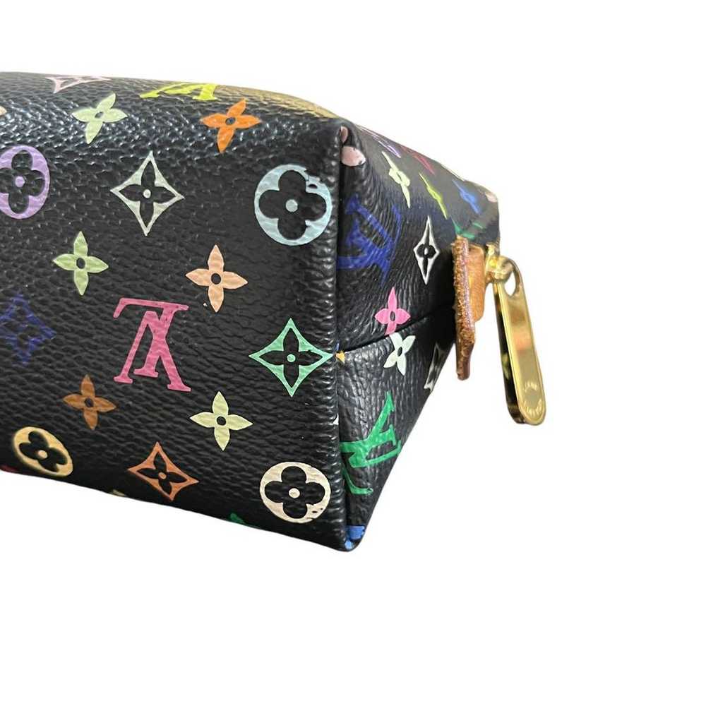 Louis Vuitton Pochette Cosmetique Multicolor Noir - image 5