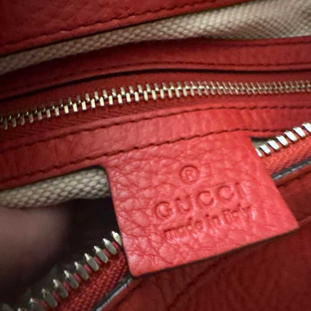 Gucci SOHO Orange Leather Shoulder Bag - image 7