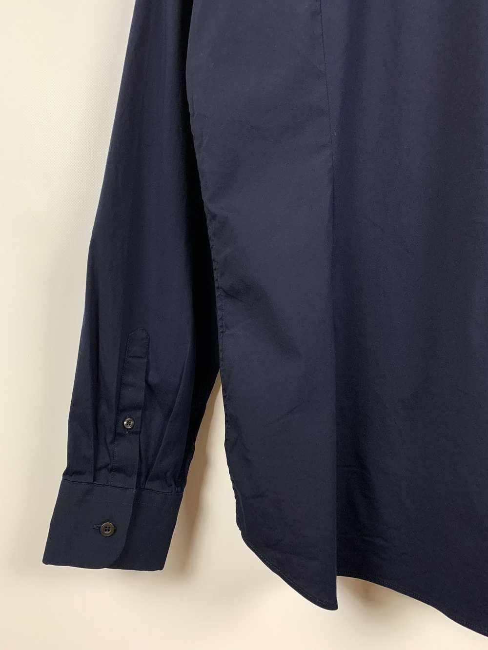 Prada Vintage Prada Navy Blue Button Up Long Slee… - image 12