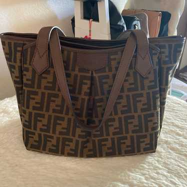 Fendi Zucca Tote Bag - image 1