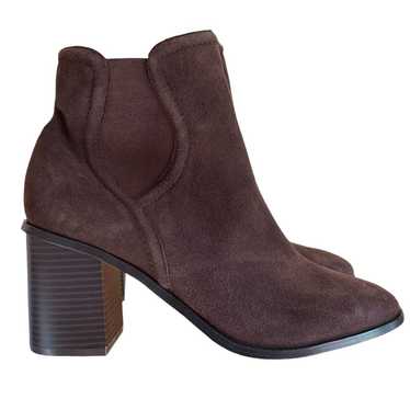 NWOT Splendid Marika Brown Suede Block Heel Bootie