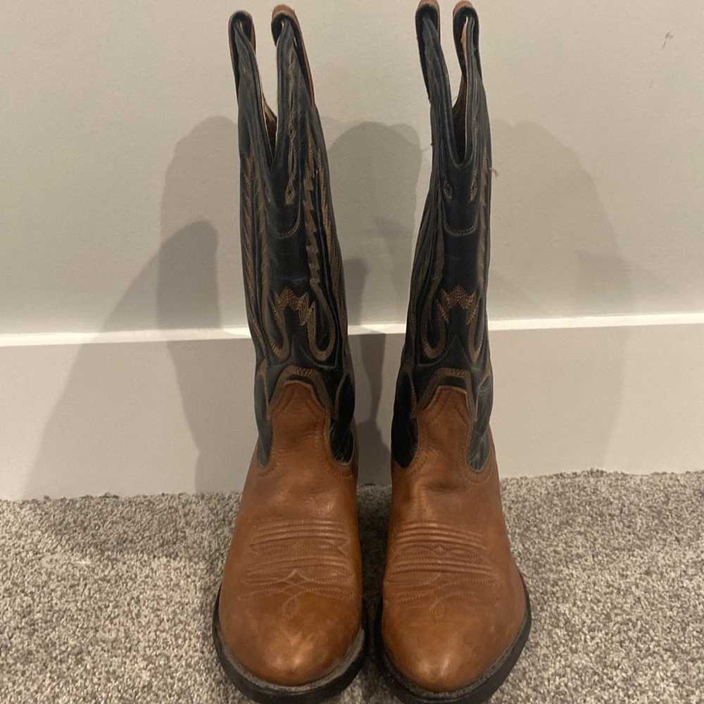 boulet western cowboy boots  size 7 - image 3