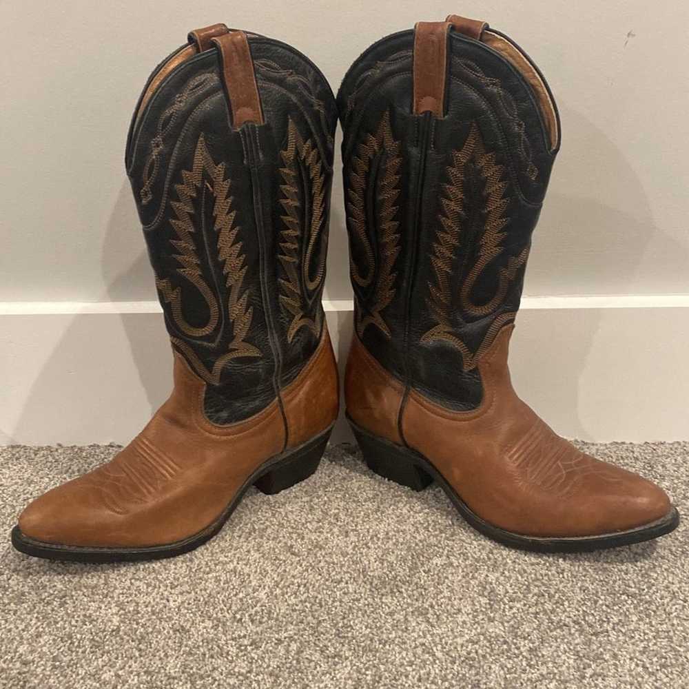 boulet western cowboy boots  size 7 - image 5