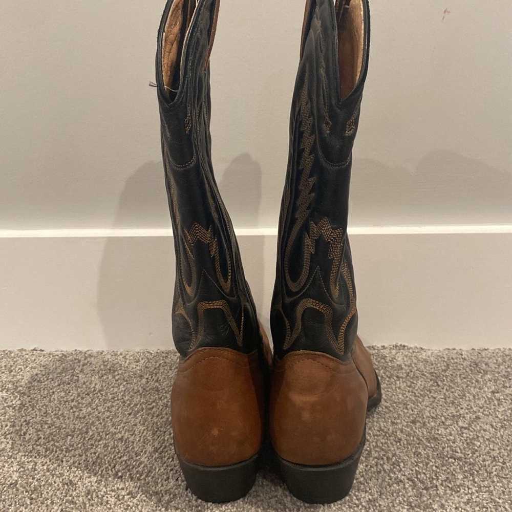 boulet western cowboy boots  size 7 - image 6