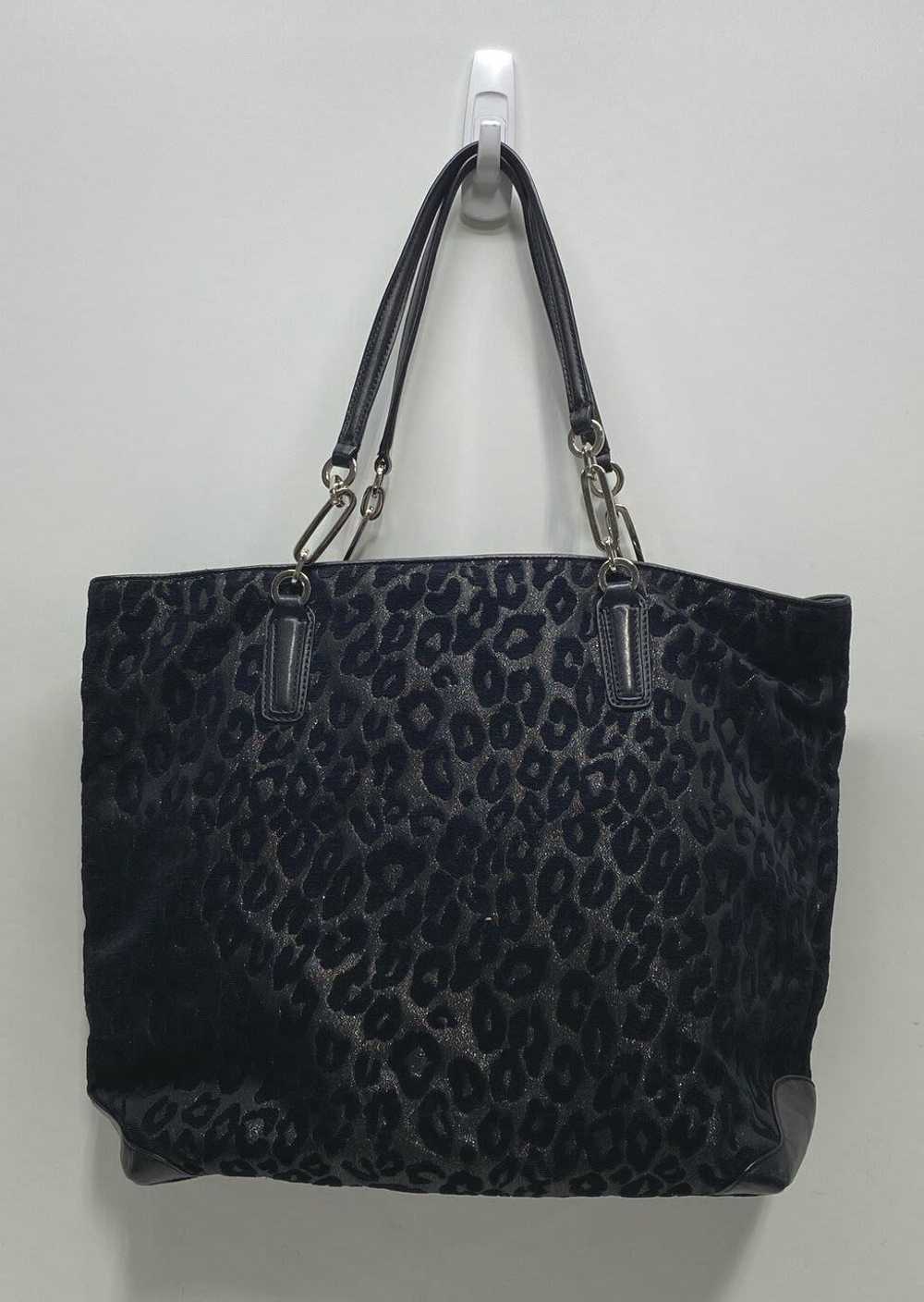 COACH Madison Chenille Ocelot Tote Bag - image 2