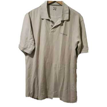 Vintage Classic Fit Medium Cotton Tan Polo Shirt … - image 1