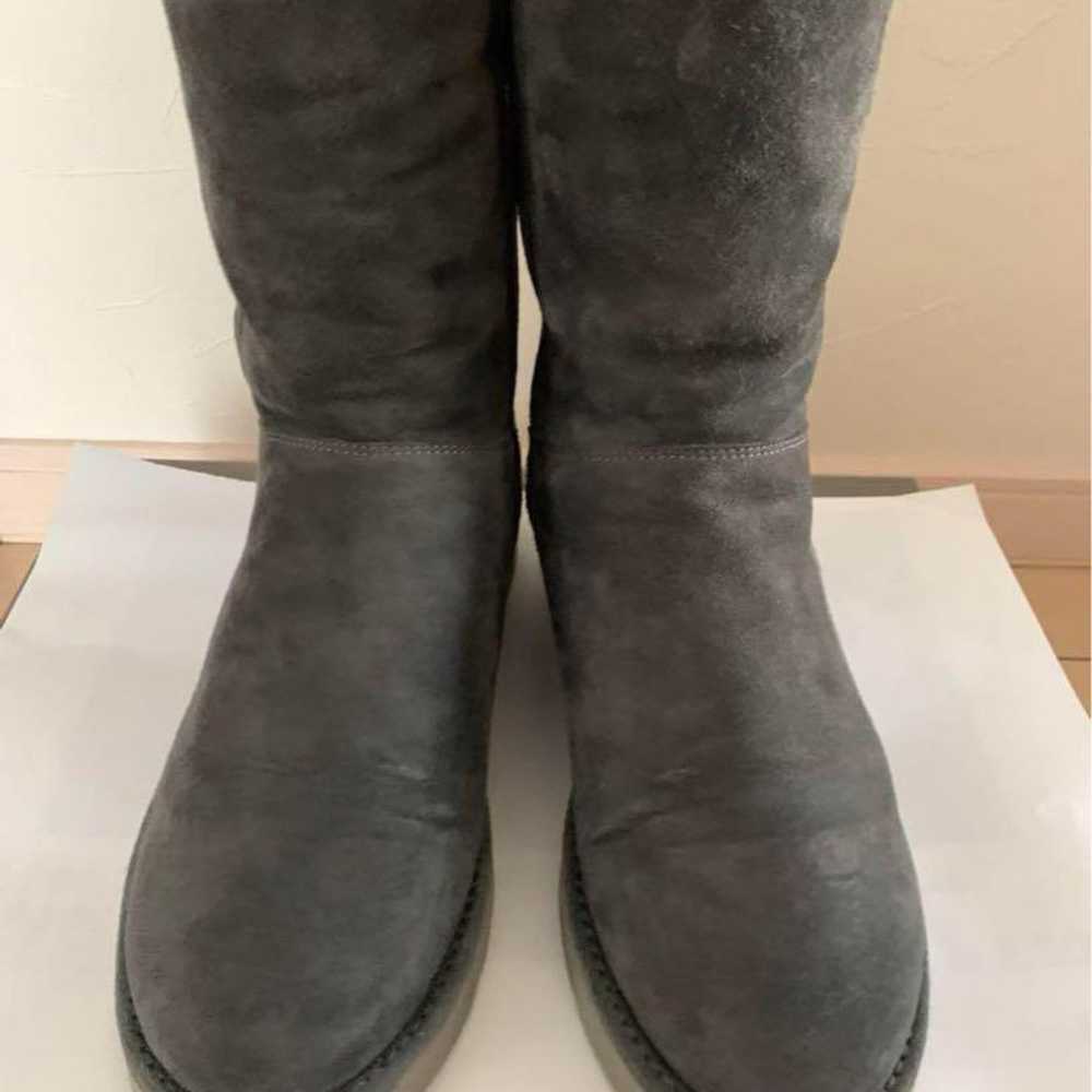 UGG sheepskin boots 24cm gray. - image 2