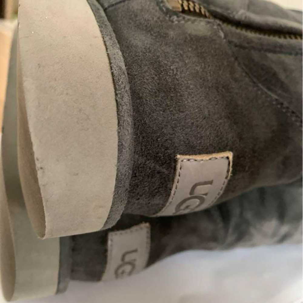 UGG sheepskin boots 24cm gray. - image 7