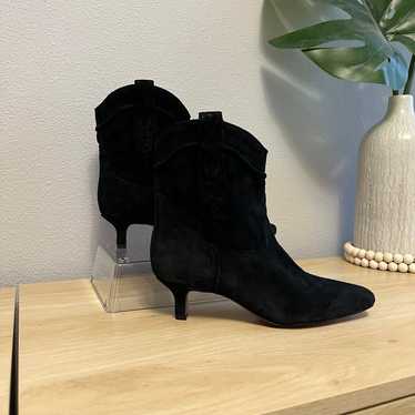 Sam Edelman Western Kitten Heel Boot