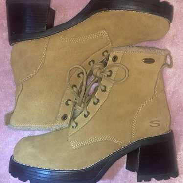 Skechers Women’s Size 9.5 Tan 1990’s Y2K Boots