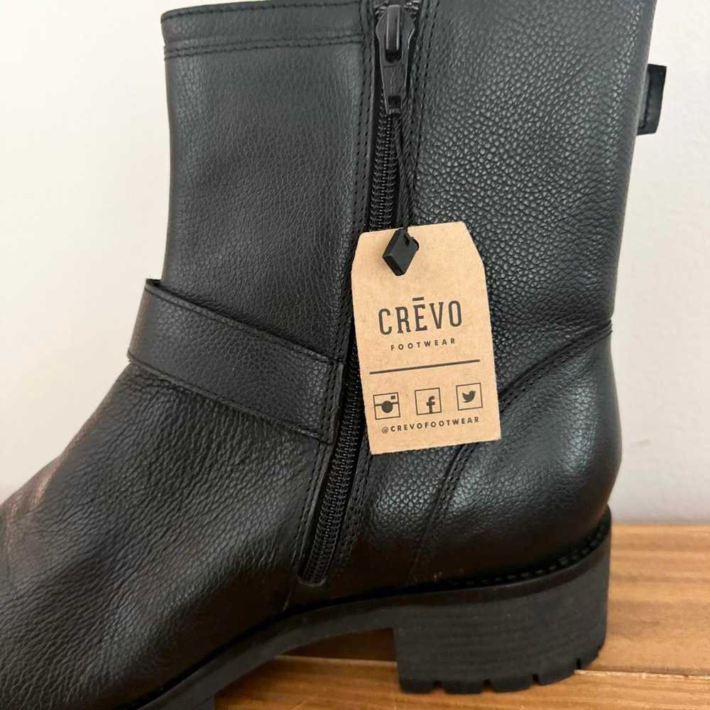 Crevo Black Genuine Leather Memory Foam Chelsea B… - image 3