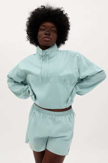 Girlfriend Collective Glass Huddle Half-Zip Windbr