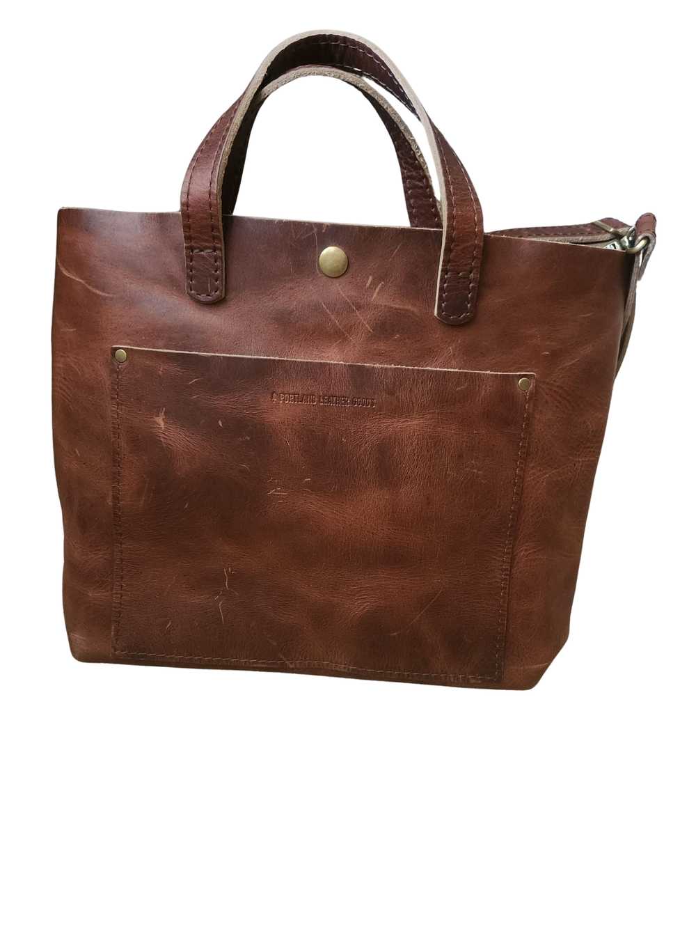 Portland Leather Medium Crossbody Tote - image 1