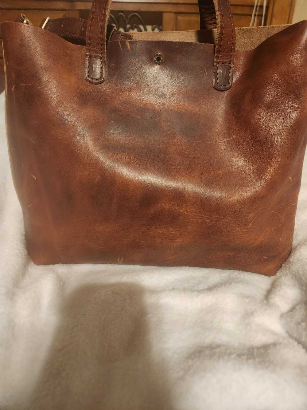 Portland Leather Medium Crossbody Tote - image 3