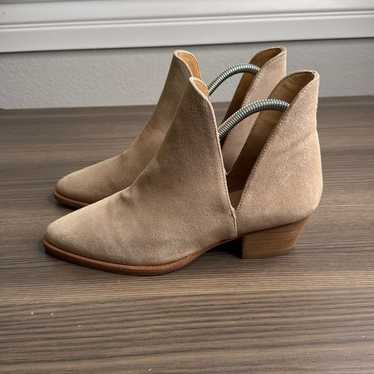 Free People Leather Suede Ankle Boots Womens Size… - image 1