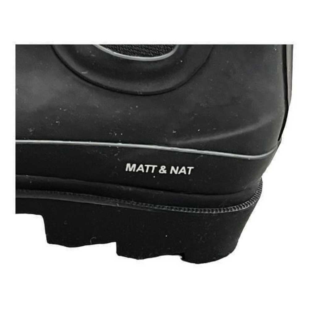 Matt & Nat Boots Women’s 7 Black Rain Pull On Lan… - image 8