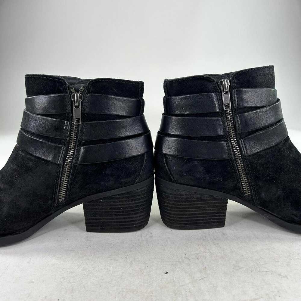 Born Payton Black Leather Ankle Boots US 10 M Wom… - image 8