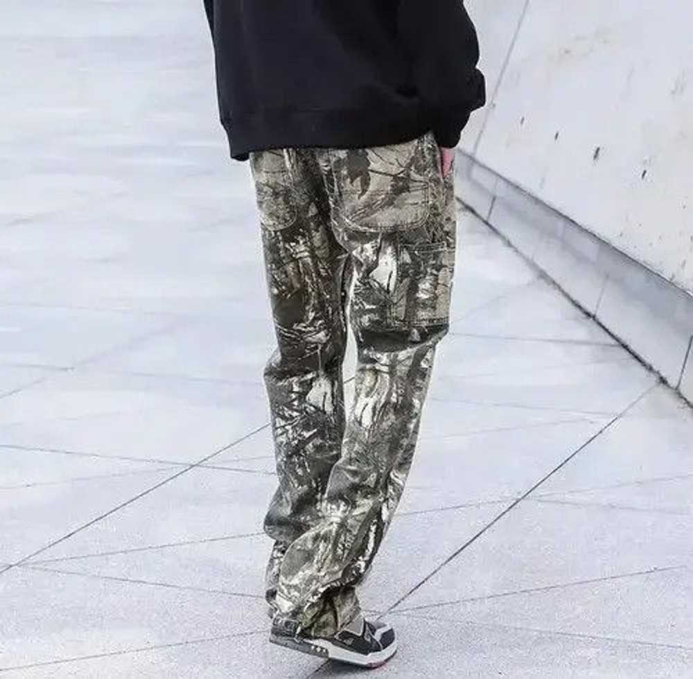 Japanese Brand × Streetwear × Vintage Camo cargo … - image 2