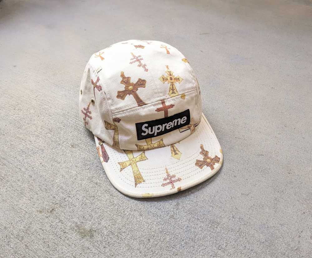 Supreme Supreme Crosses Camp Hat White SS/13 Bogo… - image 1