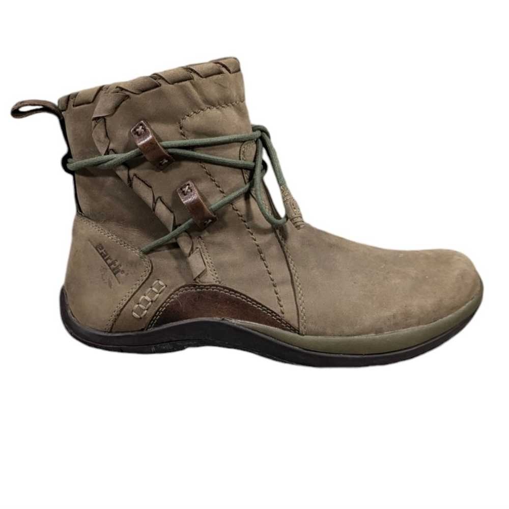 Earth Scenic Khaki Booties EUC Size 9B  S2887 - image 2