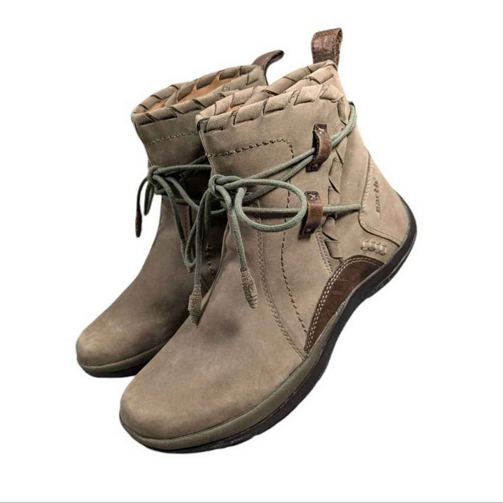 Earth Scenic Khaki Booties EUC Size 9B  S2887 - image 4