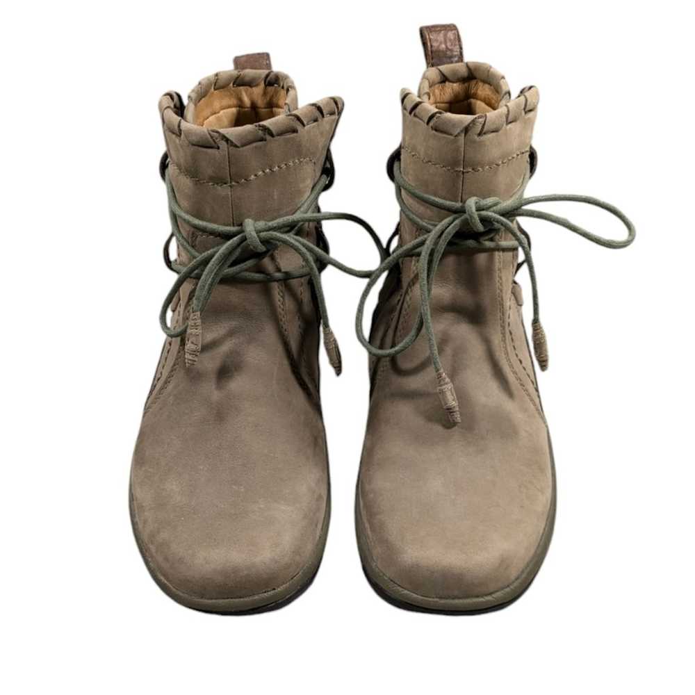 Earth Scenic Khaki Booties EUC Size 9B  S2887 - image 5