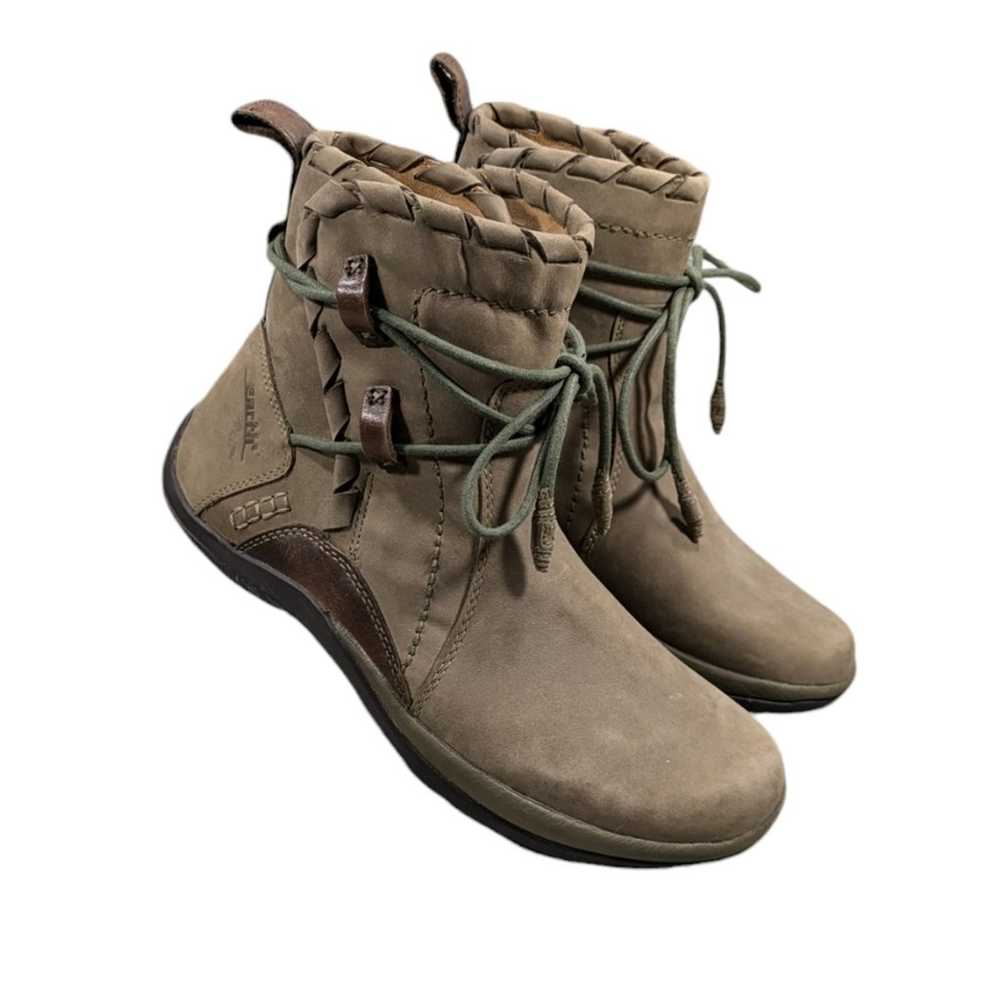 Earth Scenic Khaki Booties EUC Size 9B  S2887 - image 6