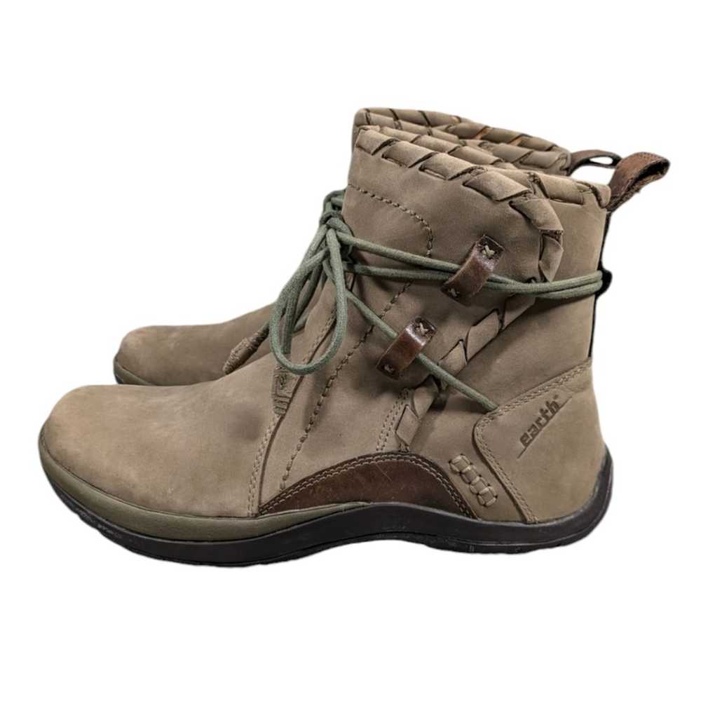 Earth Scenic Khaki Booties EUC Size 9B  S2887 - image 7