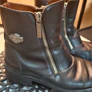 Harley Davidson ladies size 7 black boots - image 1