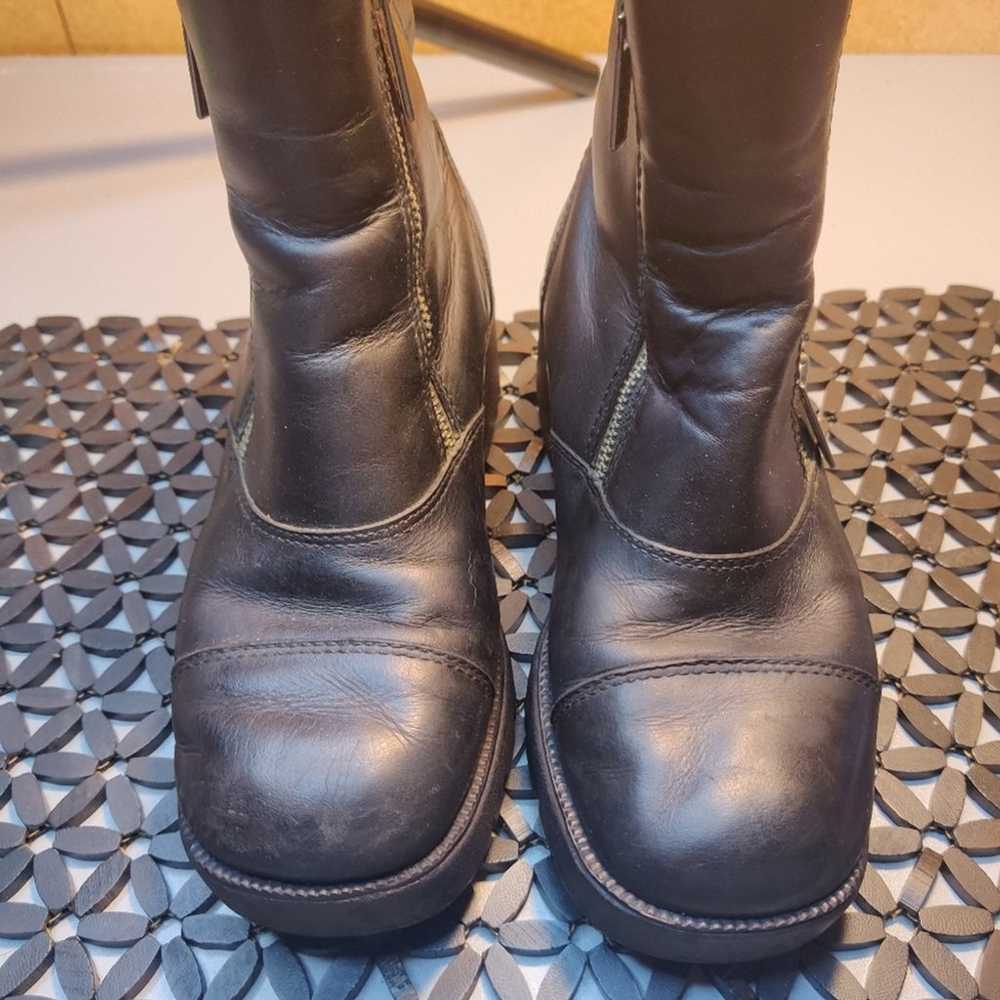 Harley Davidson ladies size 7 black boots - image 2