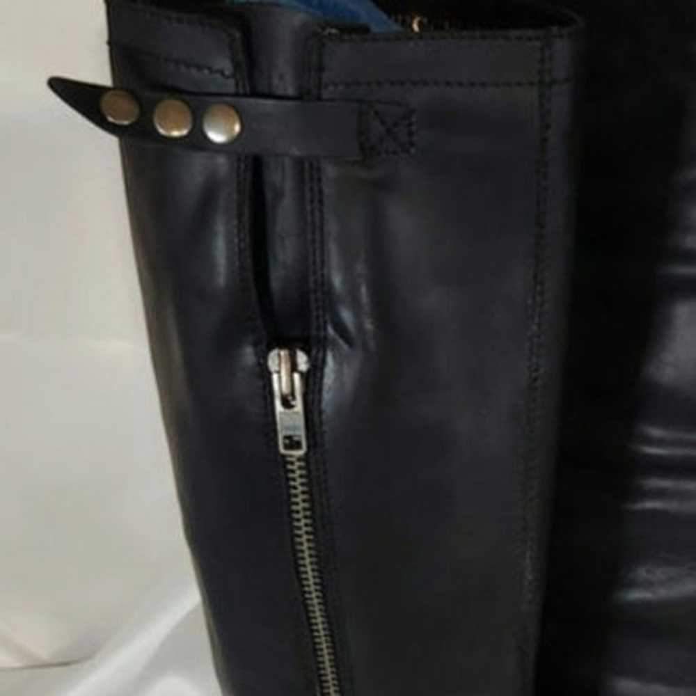 ARTURO CHIANG BLACK LEATHER CALF ADJUSTABLE RIDIN… - image 3