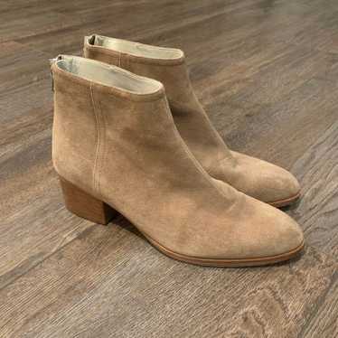 Rag & Bone Wesley Suede Ankle Boots Camel, Size 3… - image 1