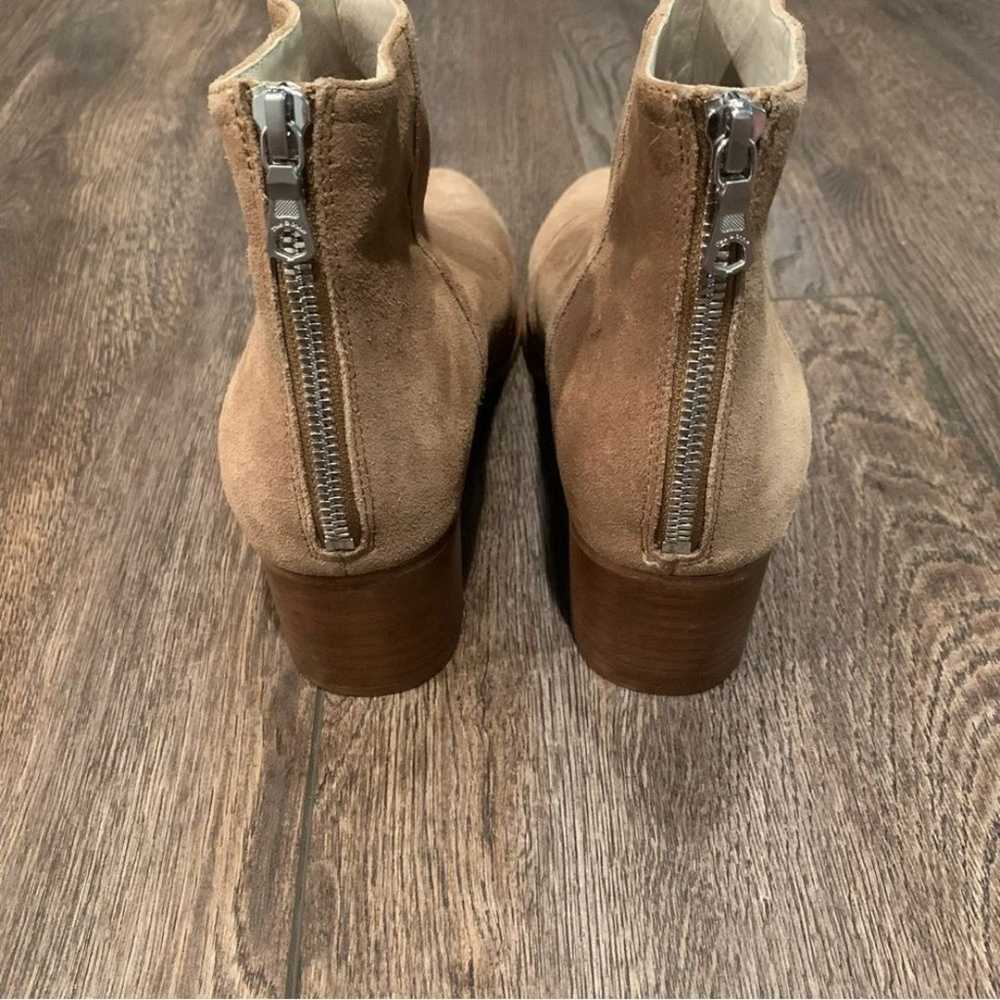 Rag & Bone Wesley Suede Ankle Boots Camel, Size 3… - image 6