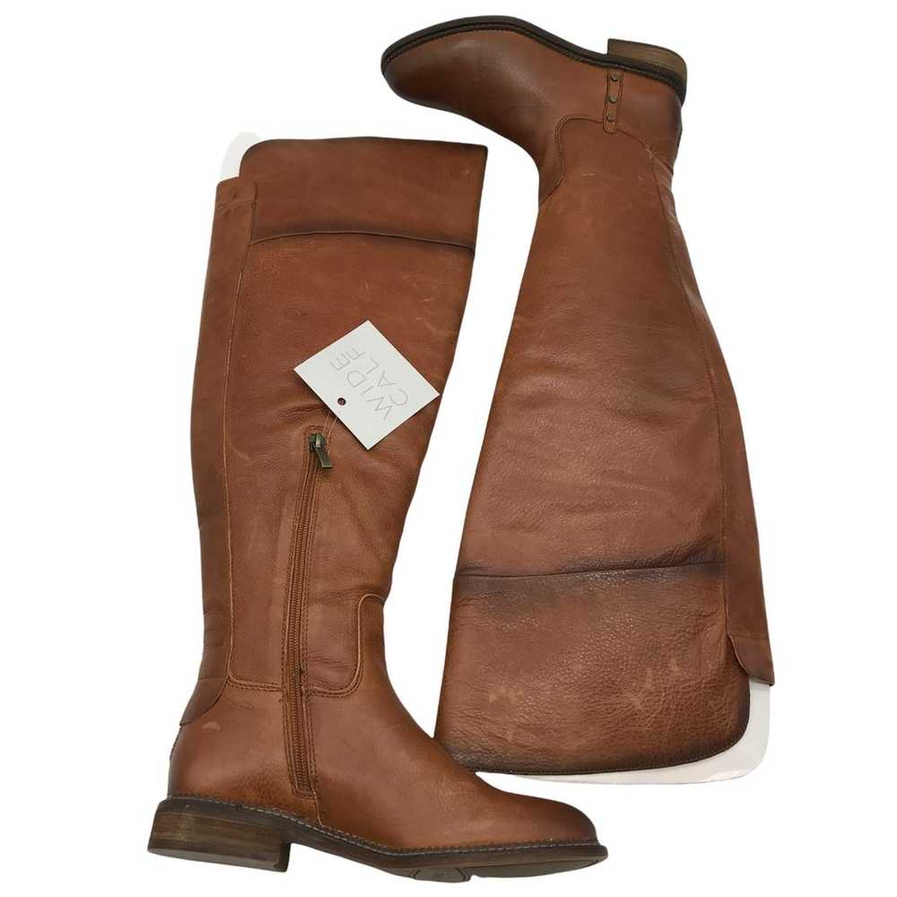 Franco Sarto Haleen Knee High Leather Brown Boots… - image 5