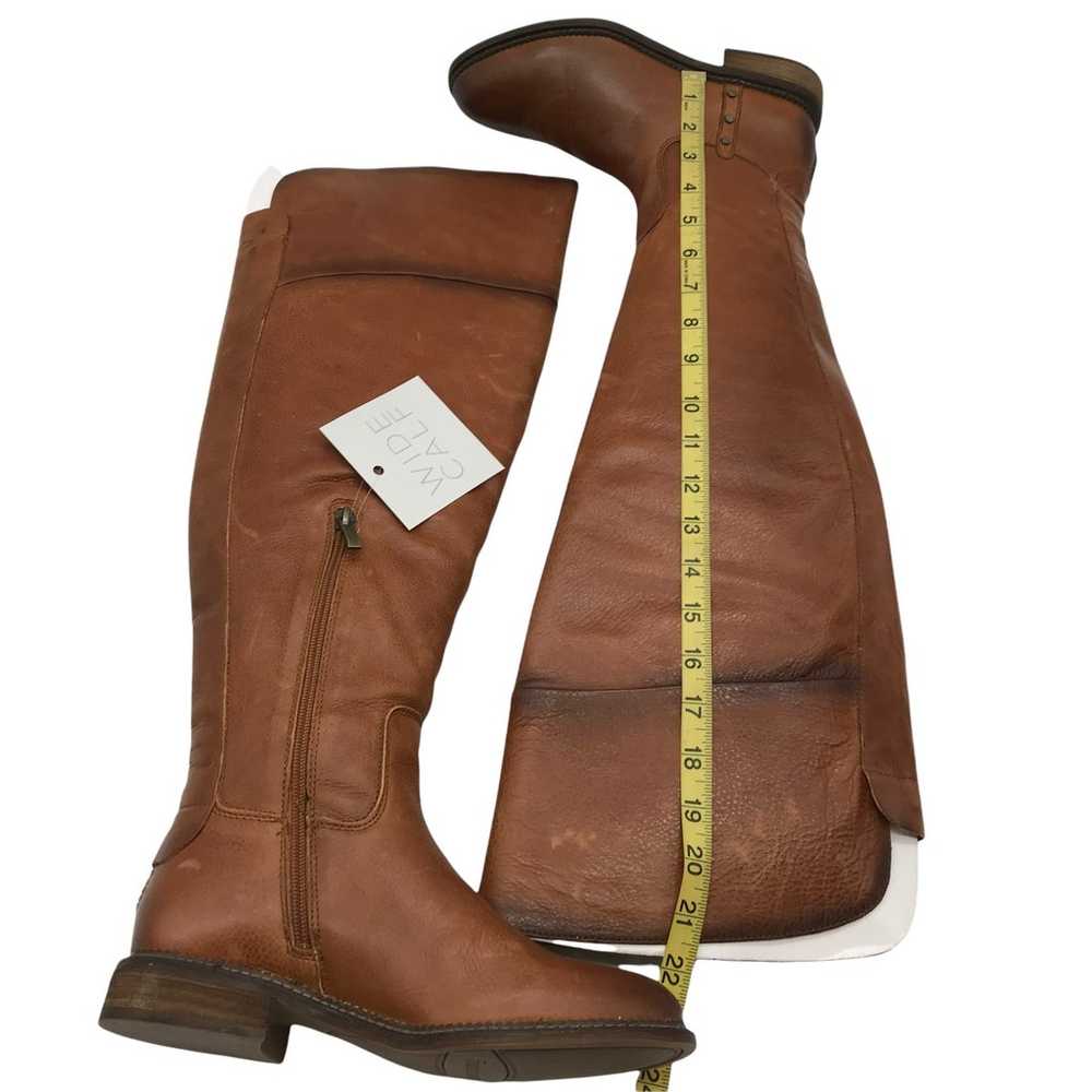 Franco Sarto Haleen Knee High Leather Brown Boots… - image 6