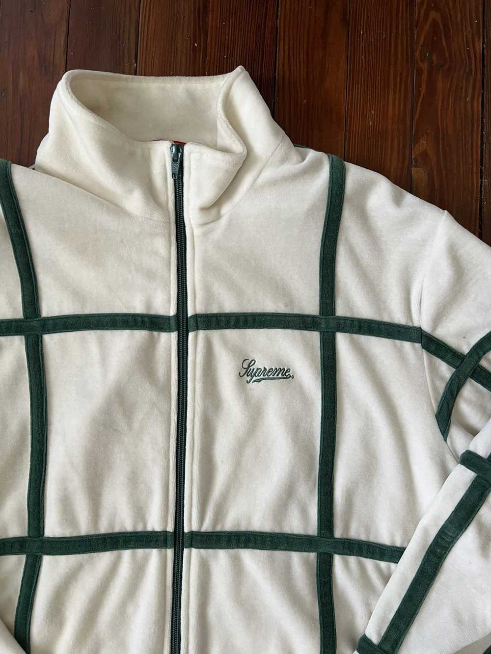 Supreme Supreme Grid Taping Velour Jacket - image 2