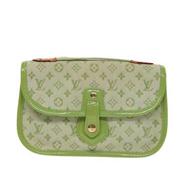 Louis Vuitton Marie Green Canvas Clutch Bag (Pre-O