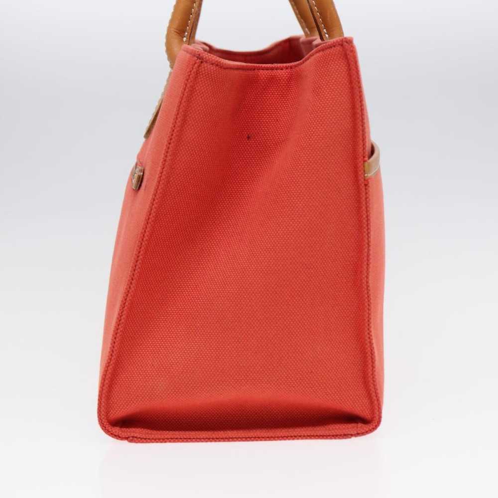 Burberry Orange Canvas Handbag (Pre-Owned) - image 3