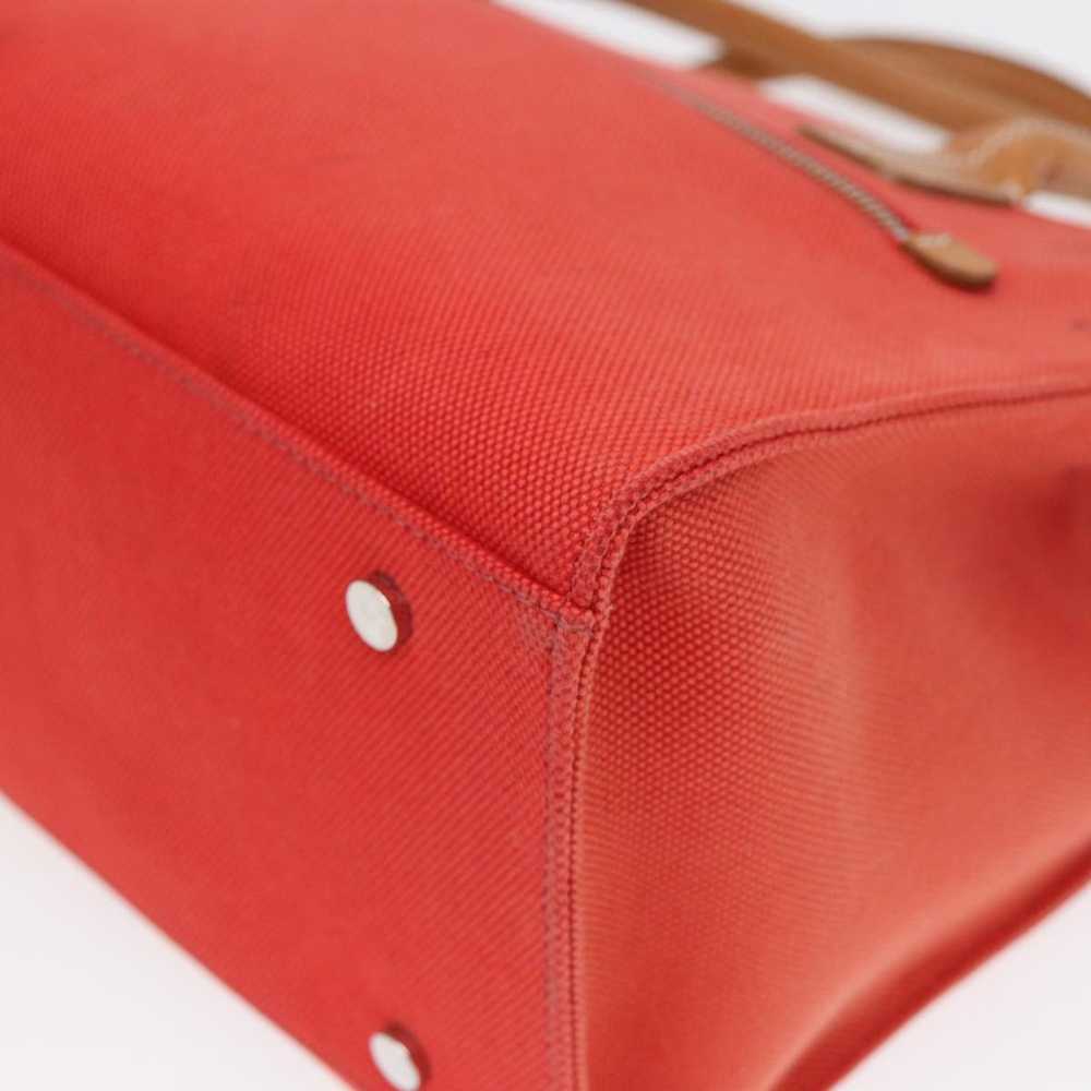 Burberry Orange Canvas Handbag (Pre-Owned) - image 9