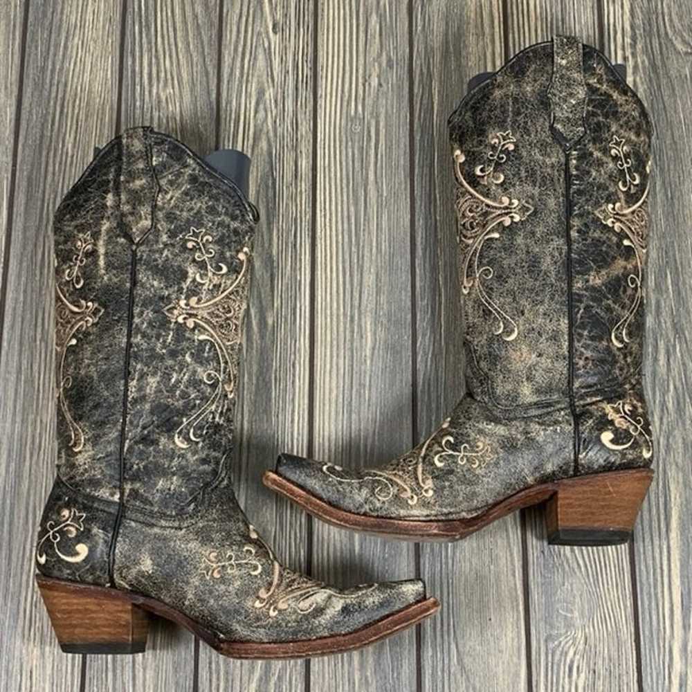 Circle G Corral Women Western Cowgirl Boots Distr… - image 7