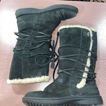 Ugg Boots Catalina Laced Black Nubuck Leather