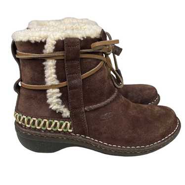 UGG Women’s Cove Brown Suede 5178 Shearling Ankle… - image 1