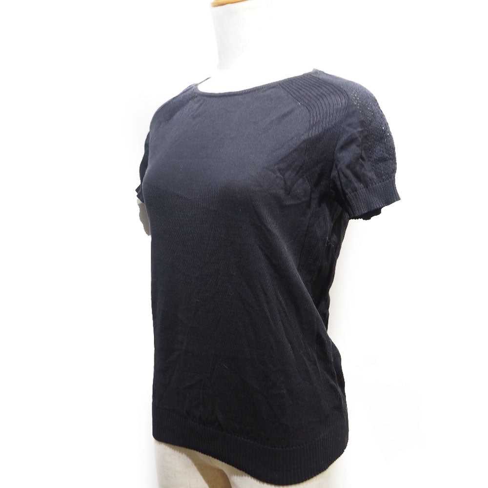 CHANEL Short sleeve shirt P32556K00671 cotton bla… - image 2