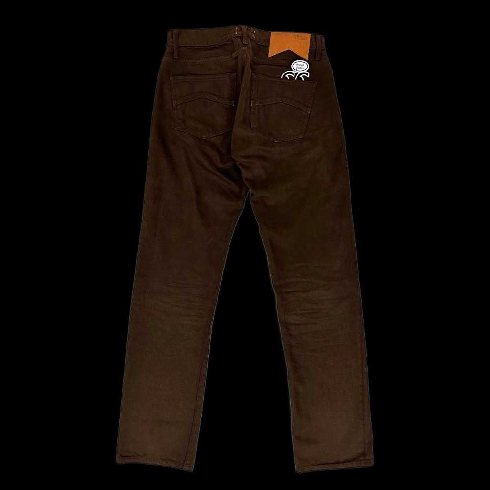 Rhude rhude denim jeans dark brown rare marlboro - image 1