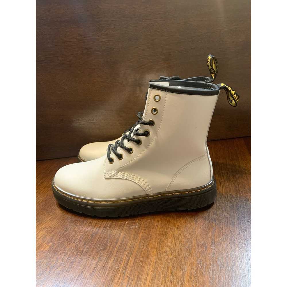 Dr. Martens Zavala Air Wair Women 6 White Leather… - image 3