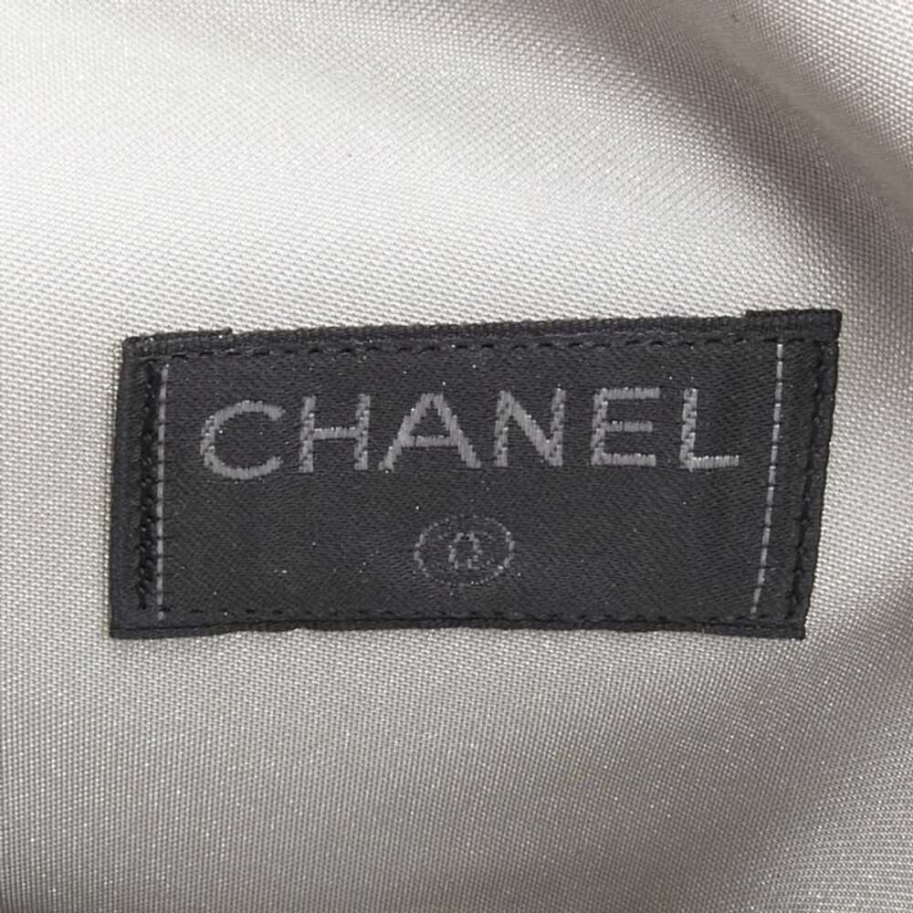 Chanel CHANEL 1990's Vintage silver nylon logo st… - image 9